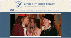 Desktop Screenshot of loretohighschool.com