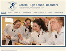 Tablet Screenshot of loretohighschool.com